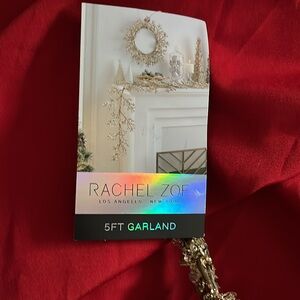 COPY - Rachel zoe5 foot garland, gold sparkly perfect for the holidays ￼